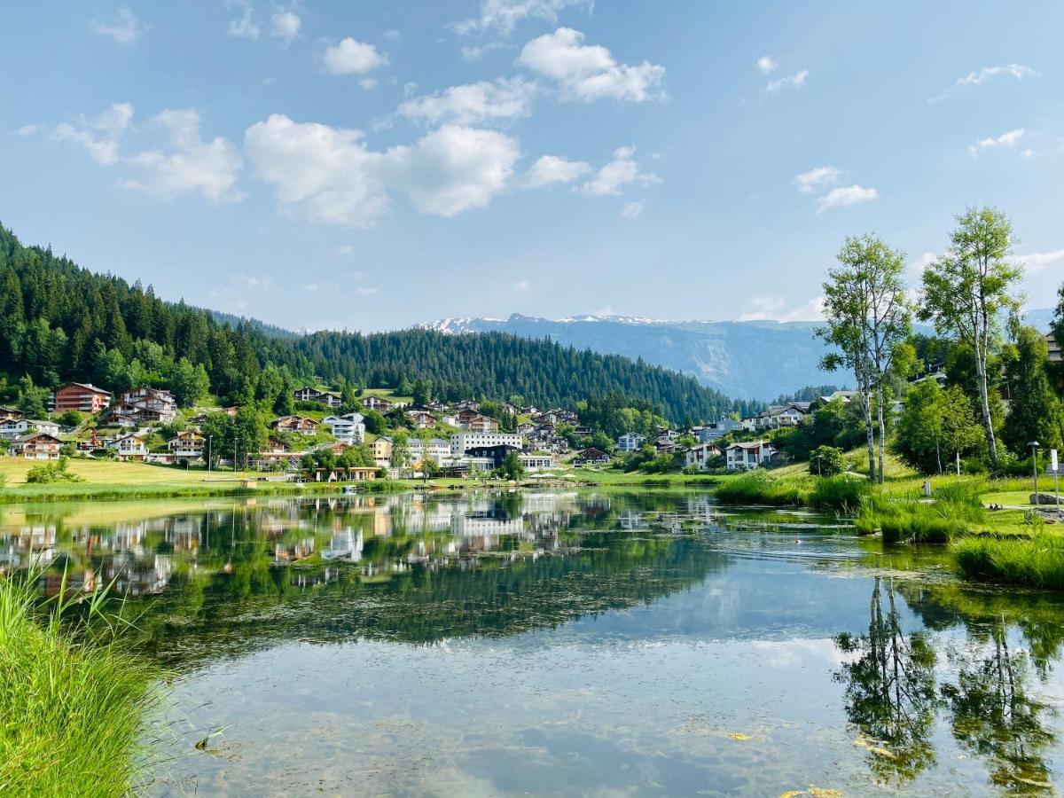 Moderne Ferienwohnung In Laax - Modern Apartment In Лаакс Екстериор снимка